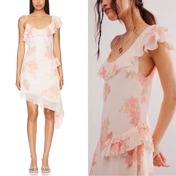 FINAL PRICE NEW NWT Free People Alma Midi Dress / Ballet Combo - Picture 1 of 8